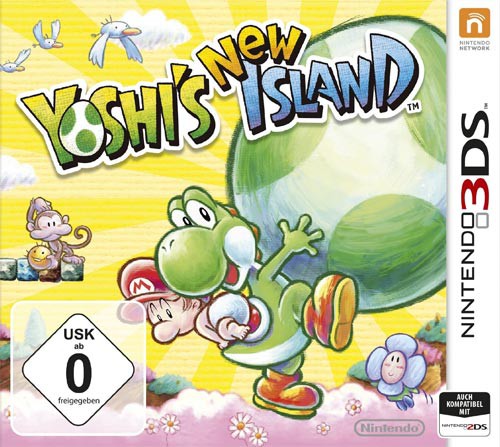 Nintendo 3DS - Yoshi's New Island (DE Version) (mit OVP) (sehr guter Zustand) (gebraucht)