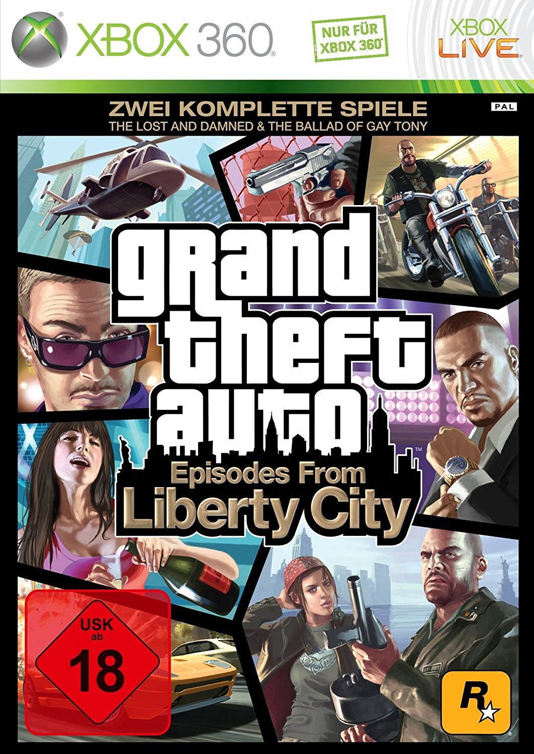 Xbox 360 - Grand Theft Auto / GTA: Episodes from Liberty City (DE Version) (CD mit Anl.) (gebraucht) USK18
