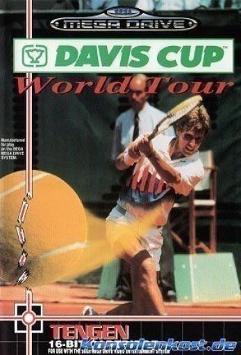Jeu Sega Mega Drive - Davis Cup World Tour - Complet Et En Bon état - Collector