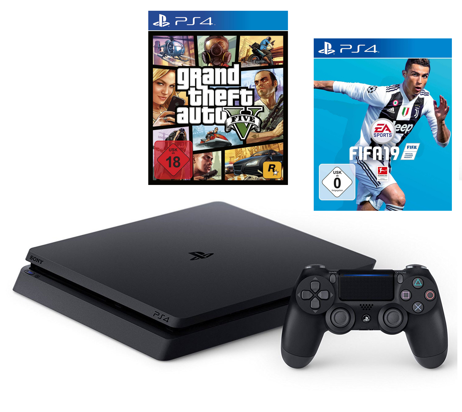 PlayStation 4容量1TB グラセフ5付（PlayStation 4 Grand Theft