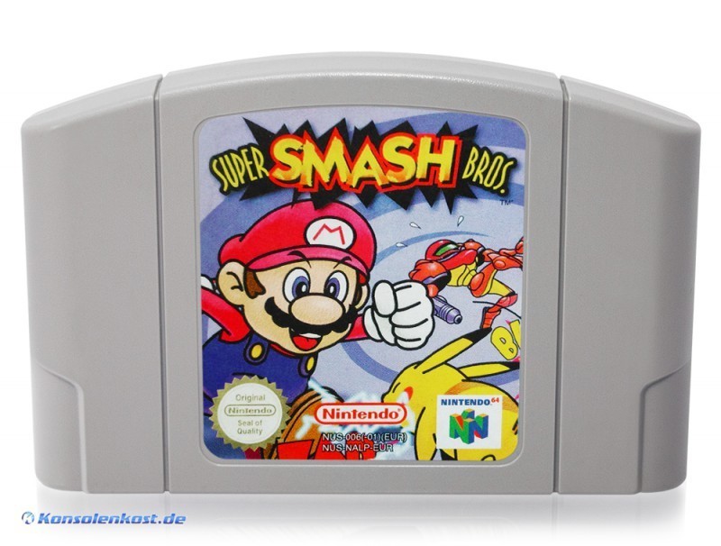 N64 - Super Smash Bros (EU Version) (Modul) (sehr guter Zustand) (gebraucht)