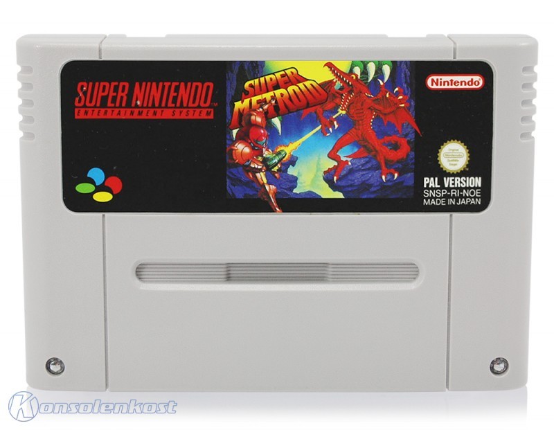 SNES - Super Metroid (DE/EN) (Modul) (sehr guter Zustand) (gebraucht)