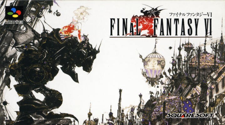 Final Fantasy Vi Snes Cover Png Game Snes Final Fantasy Vi SNES