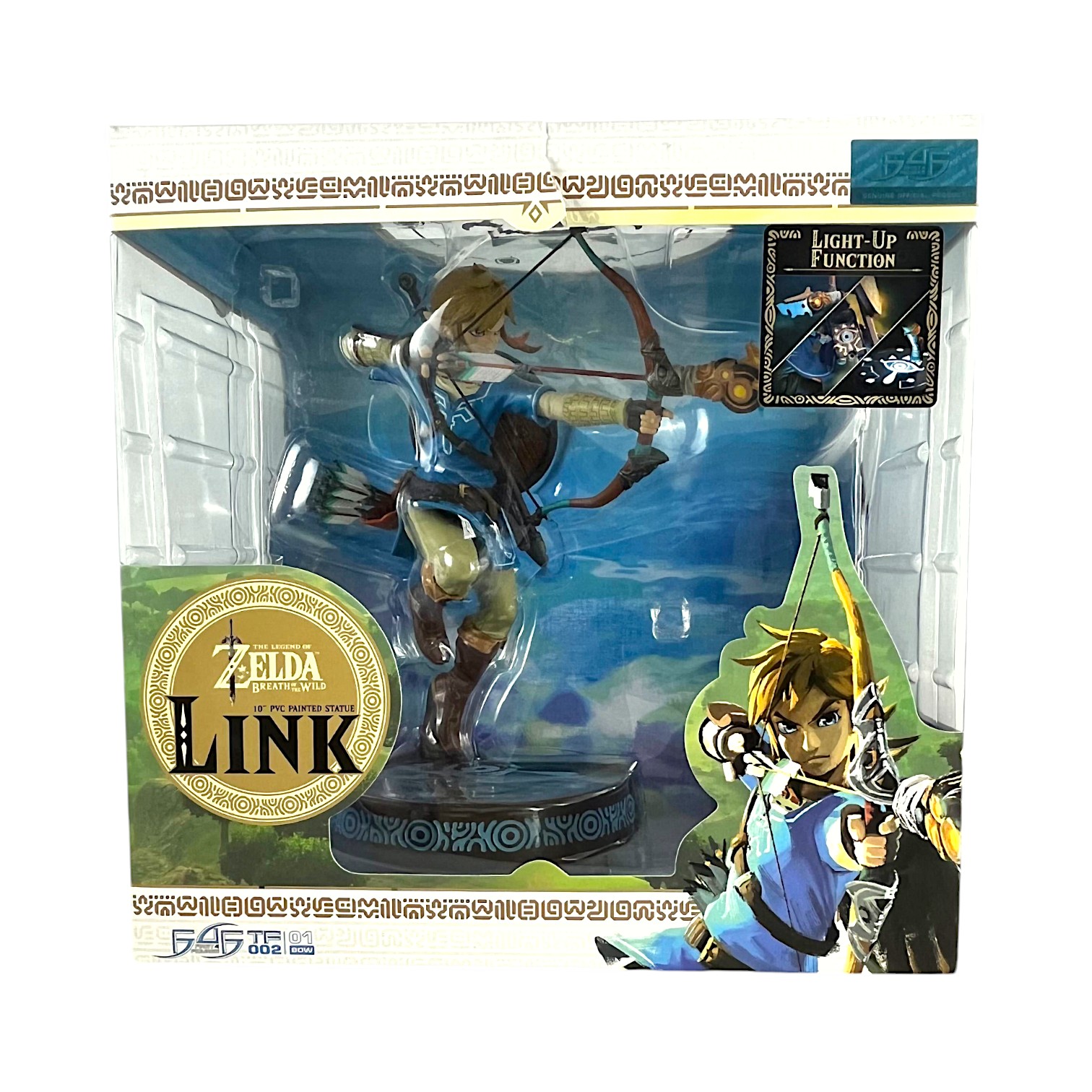 Merchandise - Figur F4F Zelda Link mit Bogen PVC 25cm BotW #Collector's Edition (mit OVP) (sehr guter Zustand) (gebraucht)