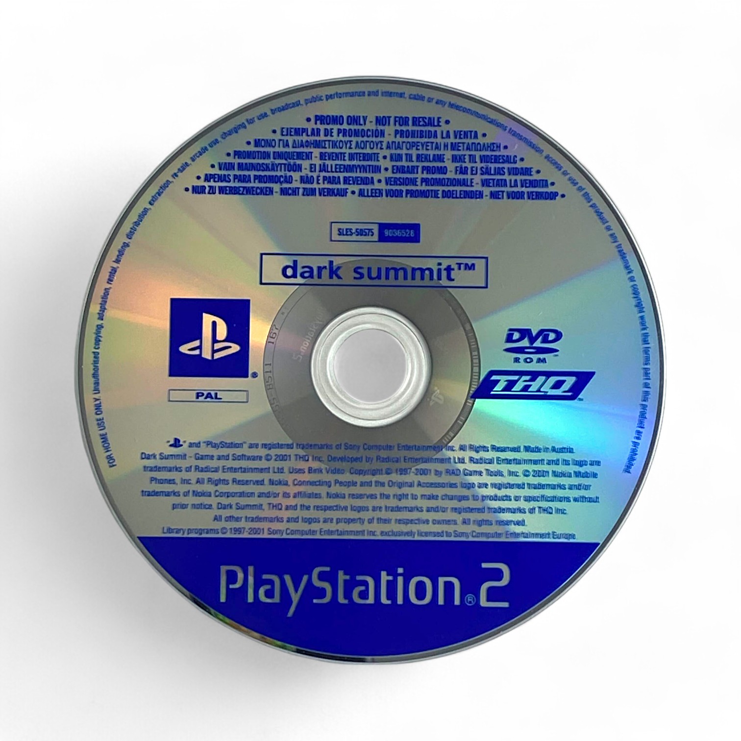 PS2 - Dark Summit [Promo] (nur CD) (gebraucht)