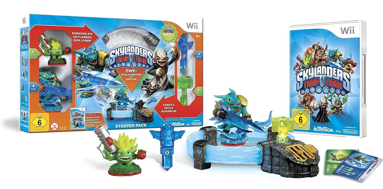 Wii - Skylanders: Trap Team Starter Pack (DE/EN) (gebraucht)