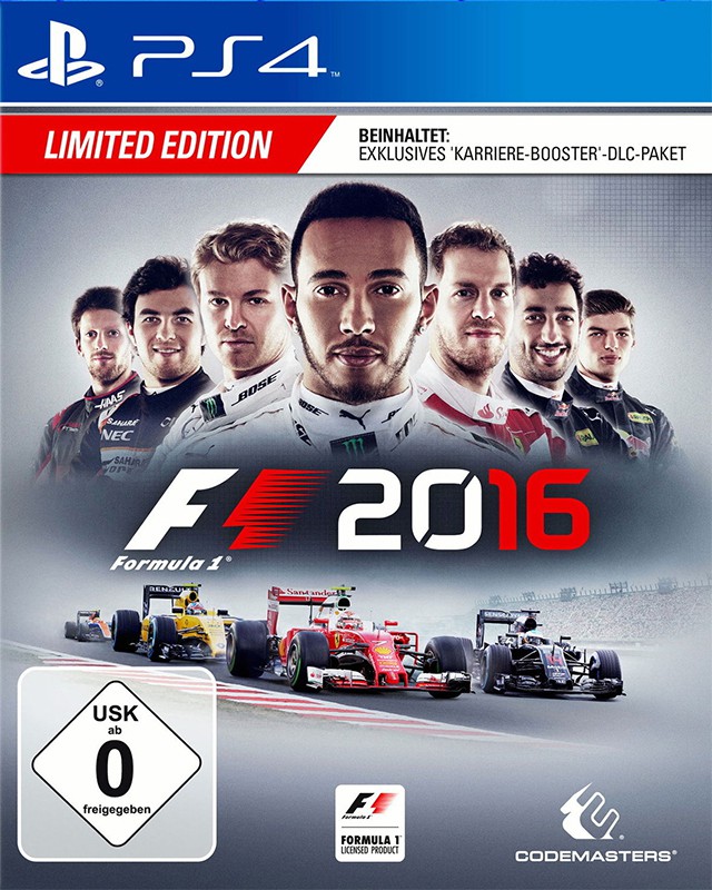 PS4 - F1 / Formula One 2016 #Limited Edition (DE Version) (mit OVP) (sehr guter Zustand) (gebraucht)