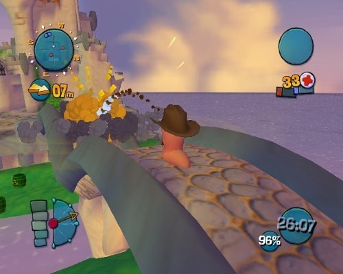 PS2 , WORM'S Mayhem et LEGO Islands Xtrem Stunts