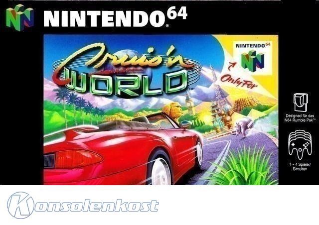 美品 ニンテンドー64 Cruises in WORLD  N64 美品 ニンテンドー64 Cruises in WORLD N64 Jogo Cruisen World