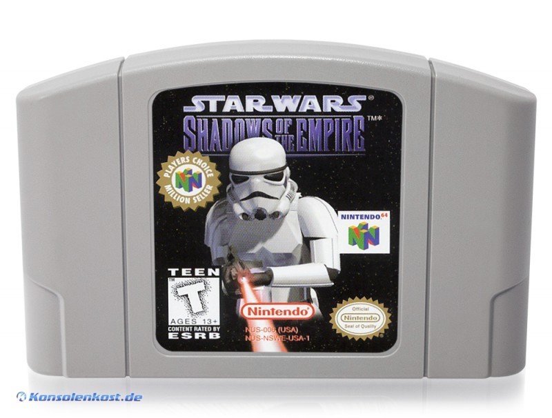 ニンテンドー64  スターウォーズ SHADOWS OF THE EMPIRE N64 / Nintendo 64 - Star Wars: Shadows of the Empire US mit