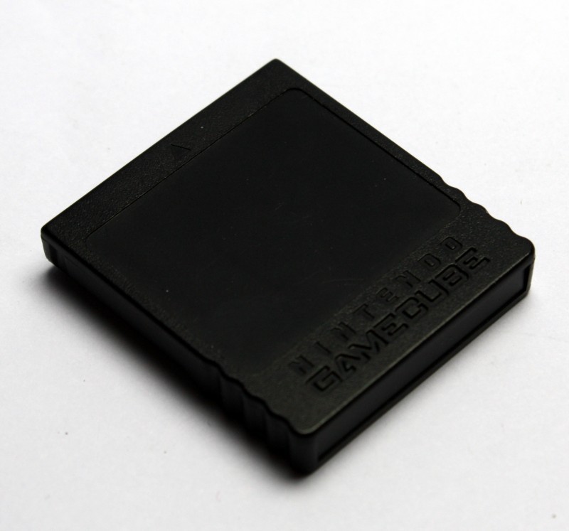 GameCube - Original Nintendo 251 Memorycard / Speicherkarte #schwarz (sehr guter Zustand) (gebraucht)