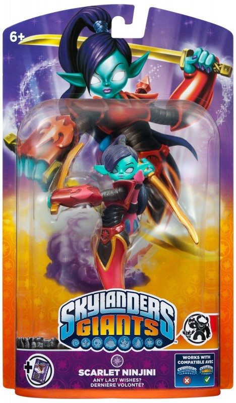 Skylanders - Giants Figur: Scarlet Ninjini (sehr guter Zustand) (gebraucht)