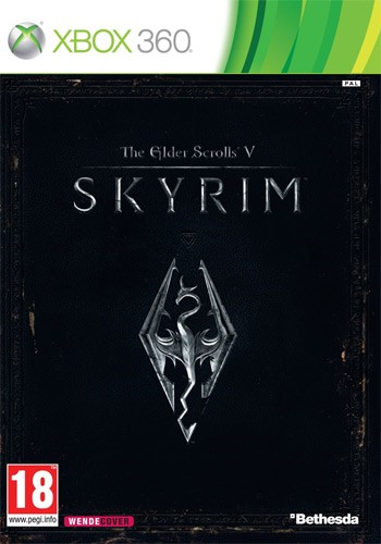Xbox 360 - The Elder Scrolls V: Skyrim + Landkarte (AT Version) (mit OVP) (sehr guter Zustand) (gebraucht)