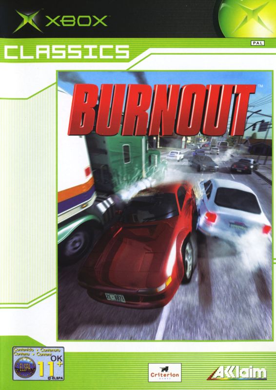 Xbox - Burnout [Classics] (FRA Version) (mit OVP) (gebraucht) NEUWERTIG