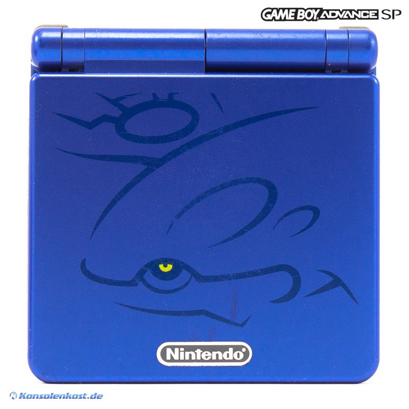 GameBoy Advance Konsole GBA SP #Pokemon Kyogre Netzteil