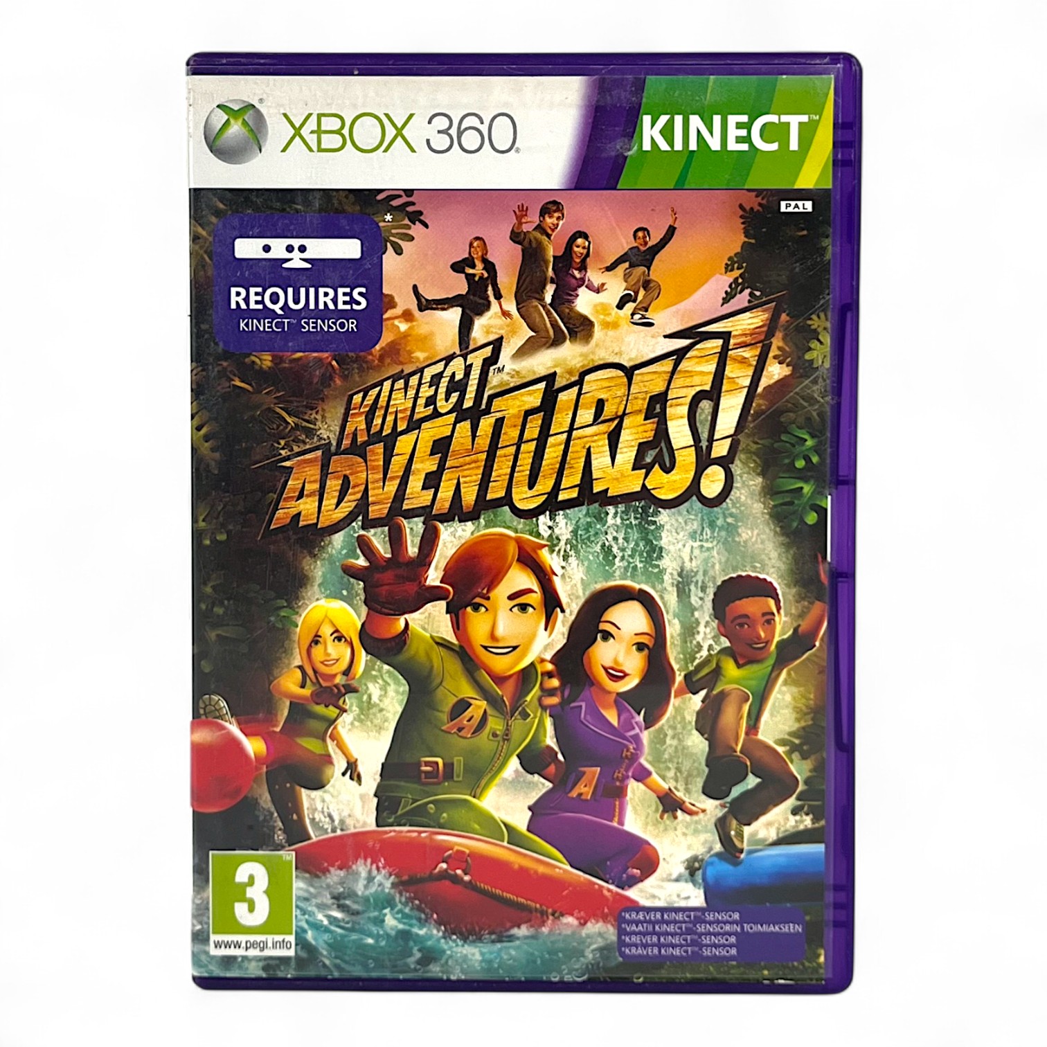 Xbox 360 - Kinect Adventures (SCA Version) (mit OVP) (sehr guter Zustand) (gebraucht)