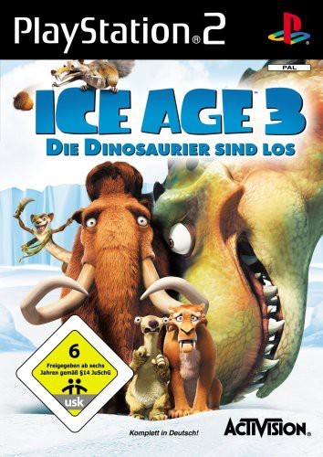 PS2 - Ice Age 3 - Dawn of The Dinosaurs (DE Version) (mit OVP) (sehr guter Zustand) (gebraucht)