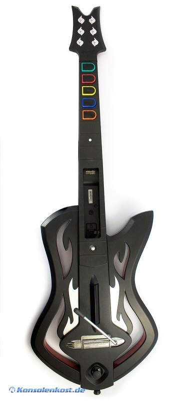 Wii Original Gitarre Guitar Hero Warriors of Rock Controller