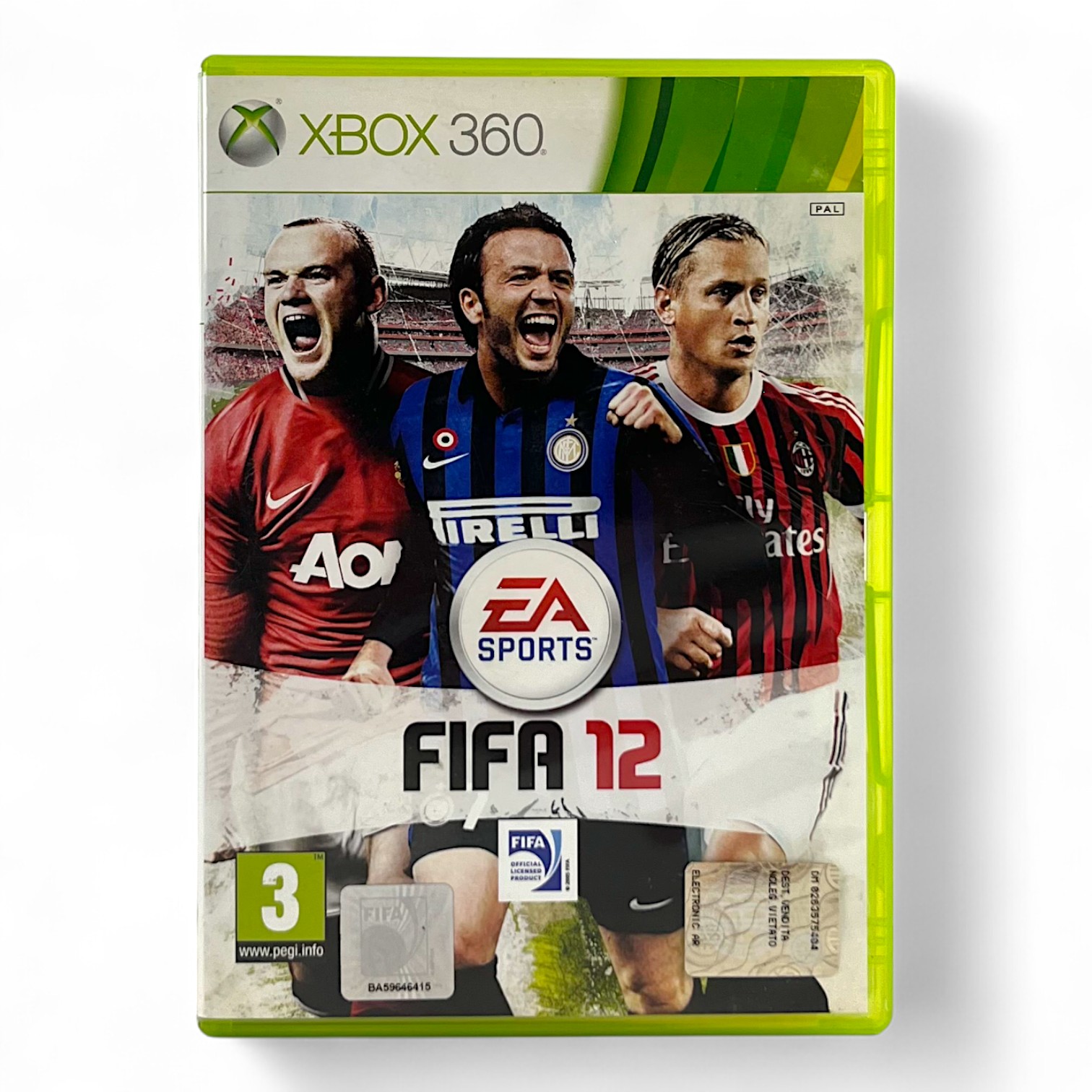 Xbox 360 - FIFA 12 (ITA Version) (mit OVP) (sehr guter Zustand) (gebraucht)