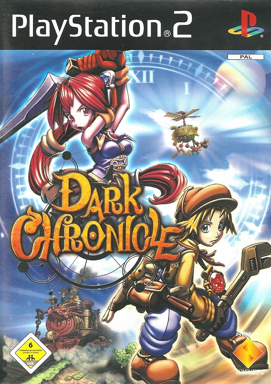 PS2 - Dark Chronicle (mit OVP) (OVP beschädigt) (gebraucht)