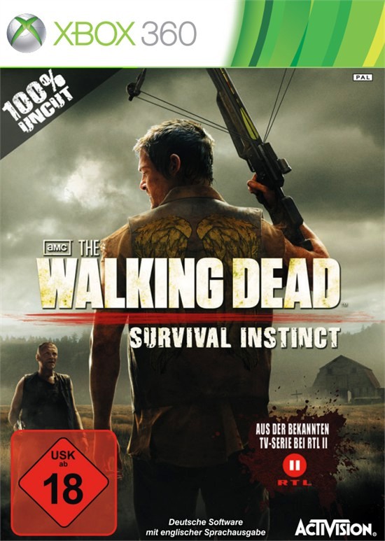 Xbox 360 - The Walking Dead: Survival Instinct (DE Version) (mit OVP) (sehr guter Zustand) (gebraucht) USK18