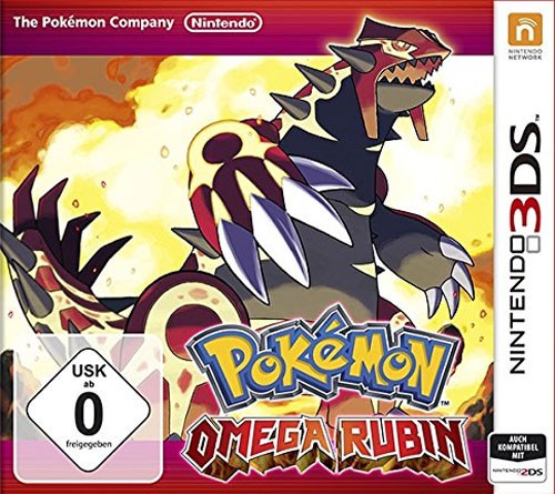 Nintendo 3DS - Pokemon: Omega Rubin / Omega Ruby (DE Version) (mit OVP / Big Box) (sehr guter Zustand) (gebraucht)