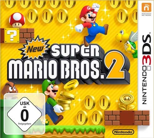 Nintendo 3DS - New Super Mario Bros. 2 (DE Version) (mit OVP) (OVP beschädigt) (gebraucht)