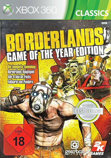 Xbox 360 - Borderlands: Complete Collection #Game of the Year Edition [Classics] (DE Version) (mit OVP) (gebraucht) USK18