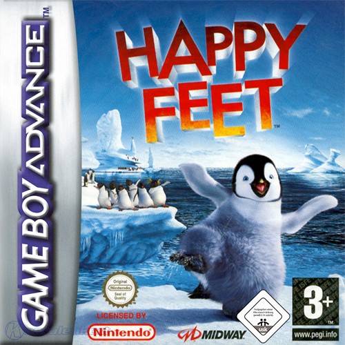GameBoy Advance - Happy Feet (Modul) (starke Gebrauchsspuren) (gebraucht)