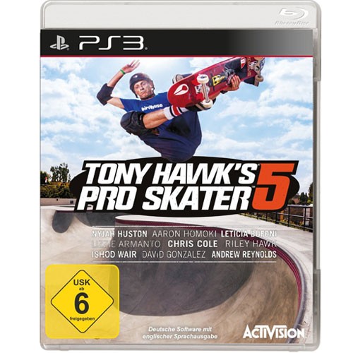 PS3 - Tony Hawk's Pro Skater 5 (DE Version) (mit OVP) (sehr guter Zustand) (gebraucht)