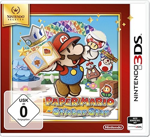 Nintendo 3DS - Paper Mario: Sticker Star [Nintendo Selects] (DE Version) (mit OVP) (gebraucht) NEUWERTIG