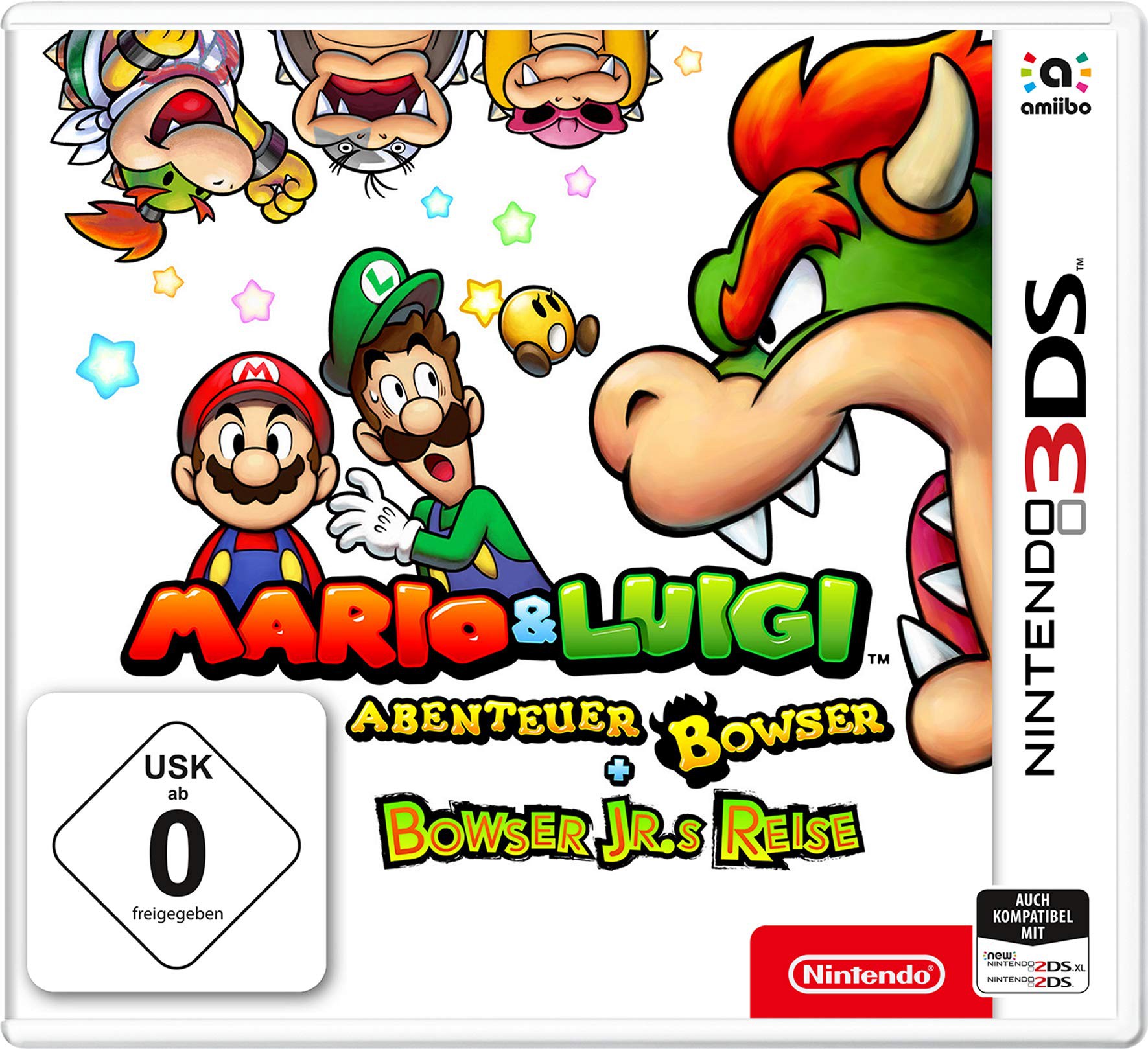 Nintendo 3DS - Mario & Luigi: Abenteuer Bowser + Bowser Jr.s Reise (DE Version) (mit OVP) (gebraucht) NEUWERTIG
