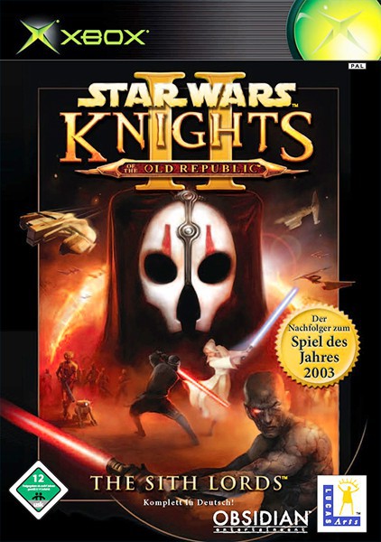Xbox - Star Wars Knights of the Old Republic II: The Sith Lords (DE Version) (mit OVP) (sehr guter Zustand) (gebraucht)