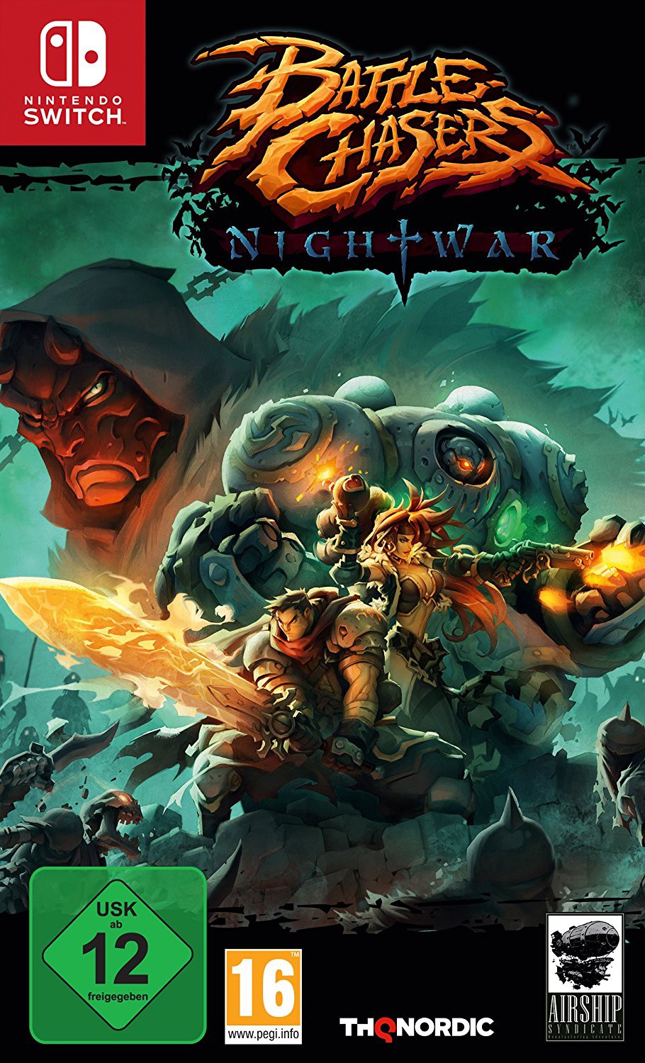 Nintendo Switch - Battle Chasers: Nightwar (DE Version) (mit OVP) (gebraucht) NEUWERTIG