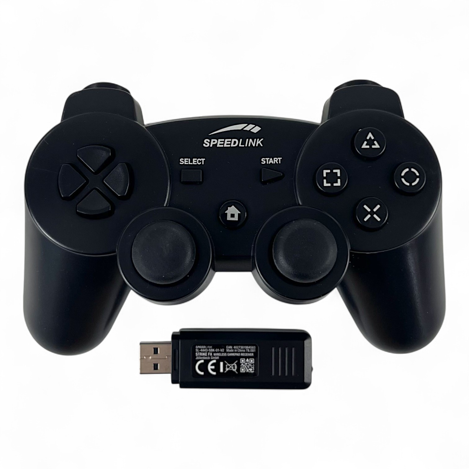 PC - Wireless Controller / Pad #StrikeFX schwarz (sehr guter Zustand) (gebraucht)
