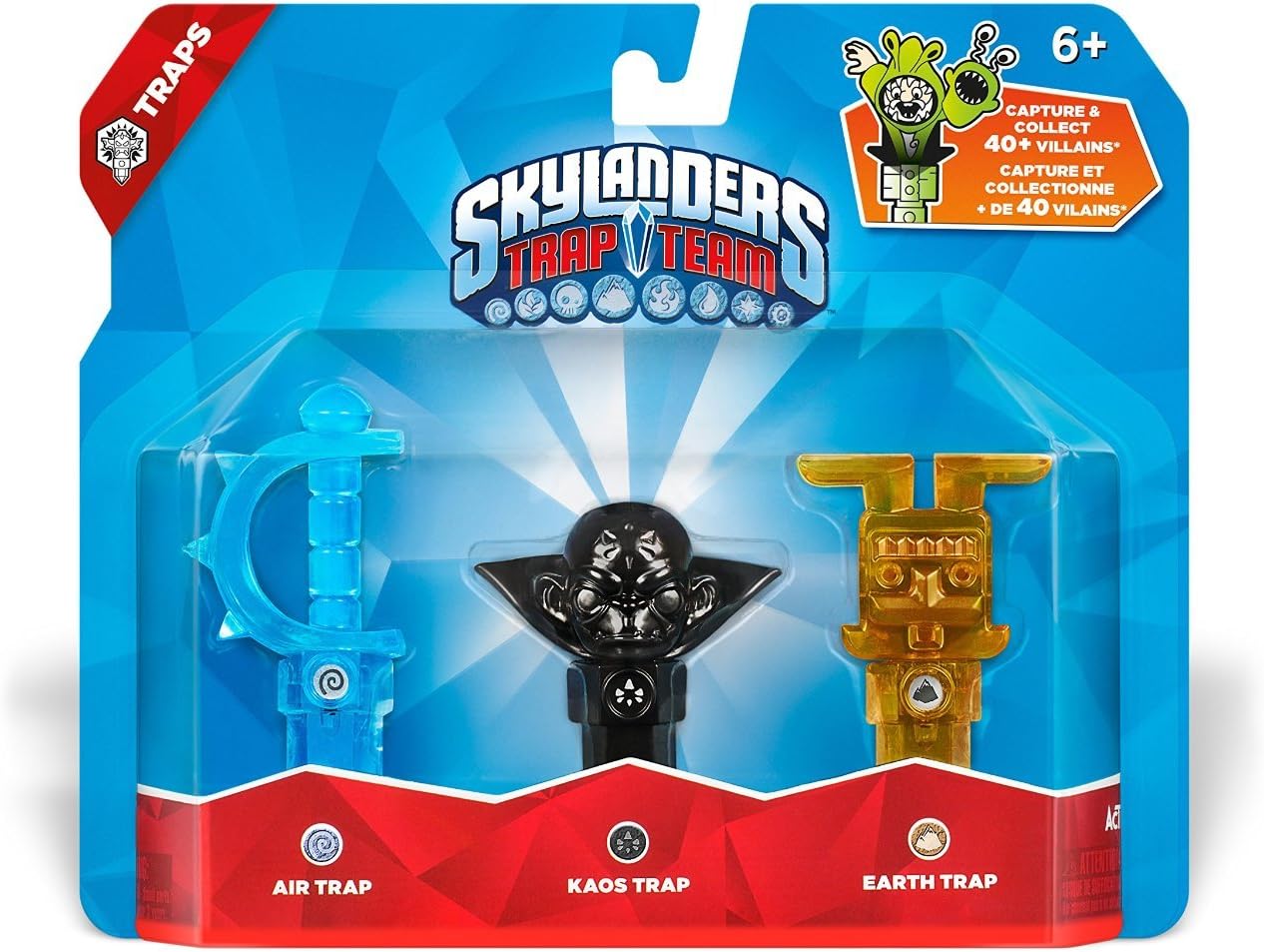 Skylanders - Trap Team Triple Pack: Air Trap + Kaos Trap + Earth Trap (gebraucht)