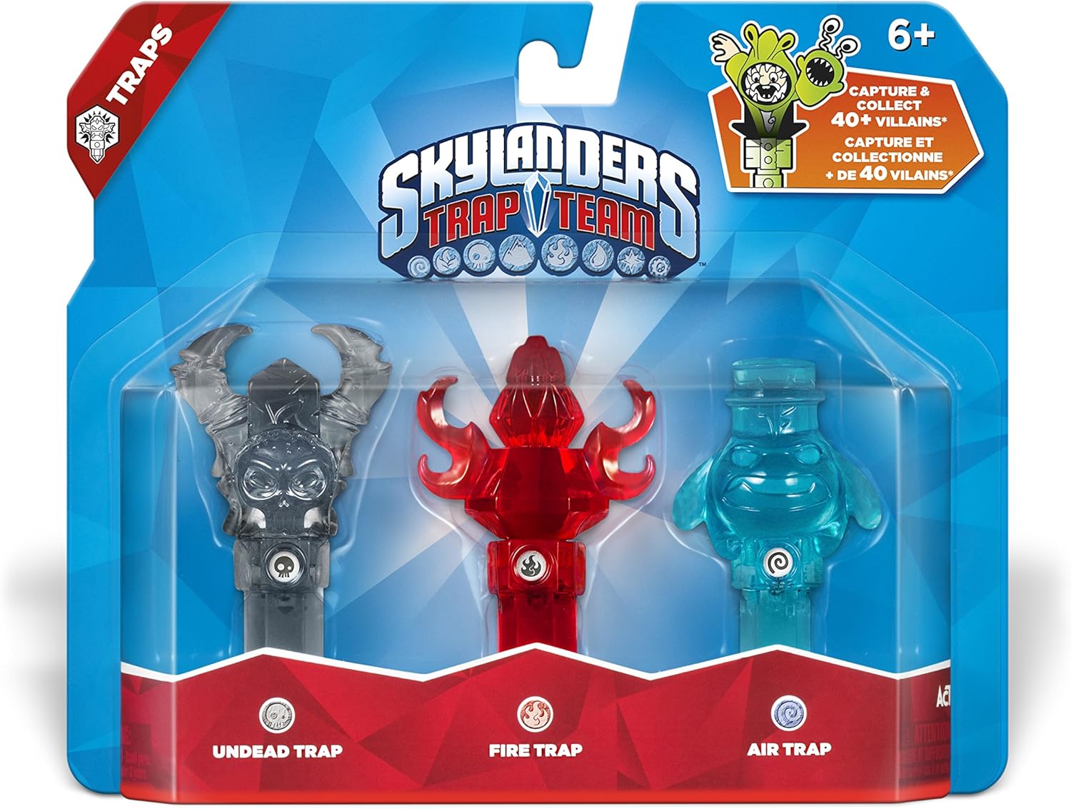 Skylanders - Trap Team Triple Pack: Air Trap + Undead Trap + Fire Trap (sehr guter Zustand) (gebraucht)