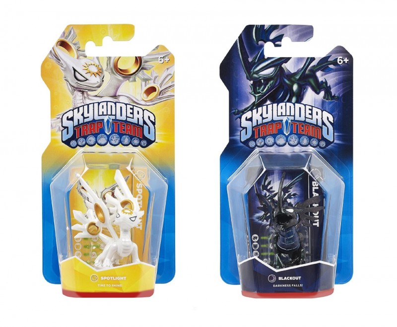 Skylanders - Trap Team Duo Pack: Spotlight + Blackout (gebraucht)
