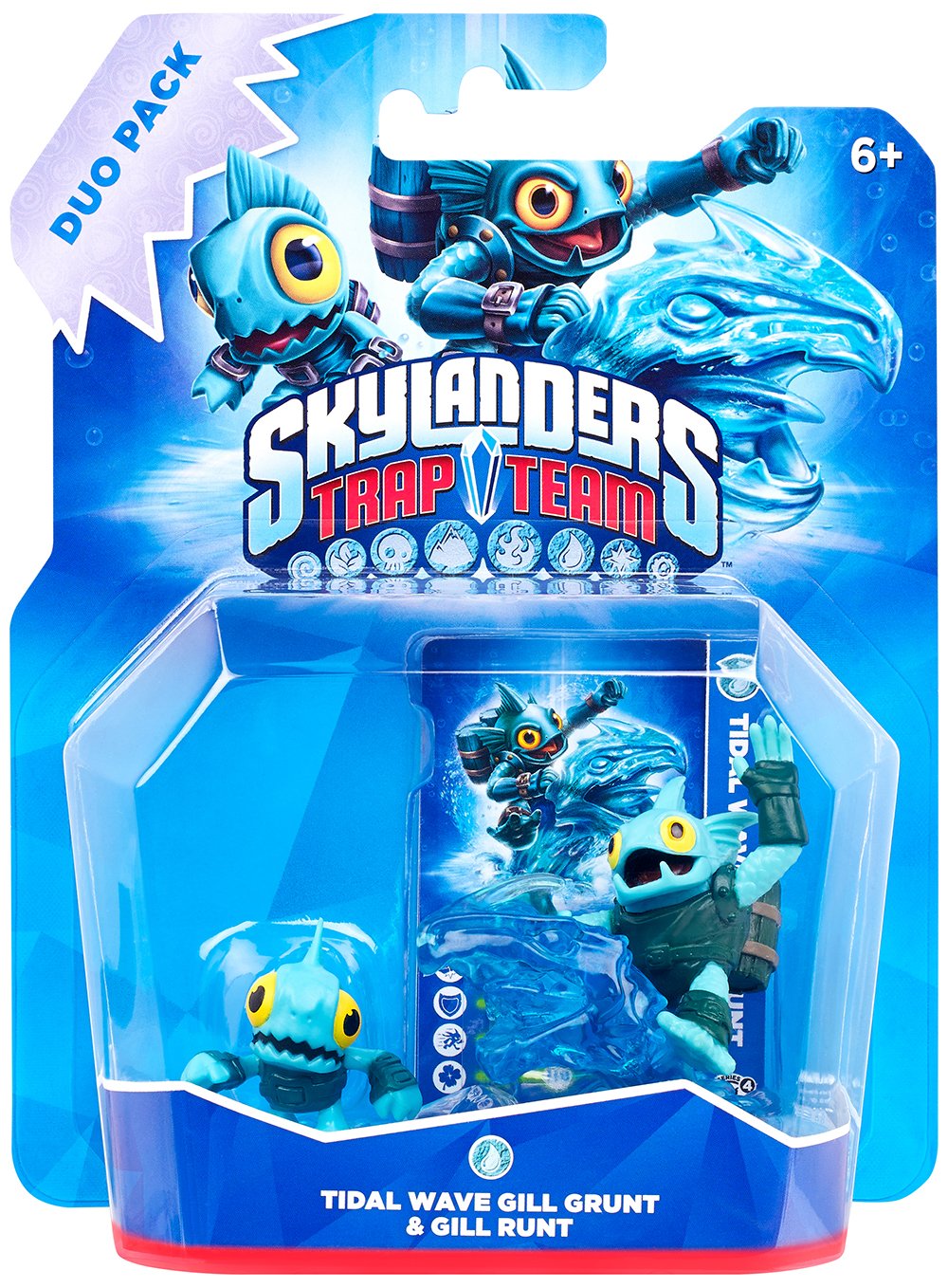 Skylanders - Trap Team Figur Duo Pack: Tidal Wave Gill Grunt + Gill Runt (sehr guter Zustand) (gebraucht)