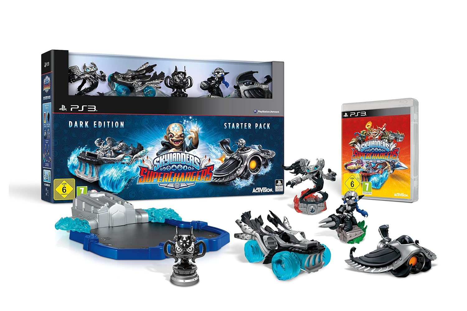 PS3 - Skylanders Superchargers: Starter Pack - Dark Edition (gebraucht)