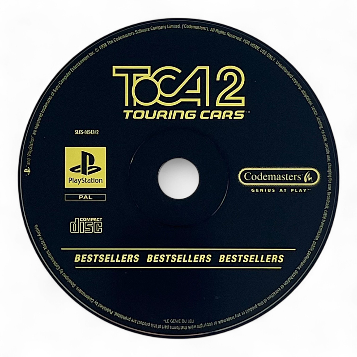 PS1 - Toca 2 Touring Cars [Bestsellers] (DE Version) (nur CD) (gebraucht)