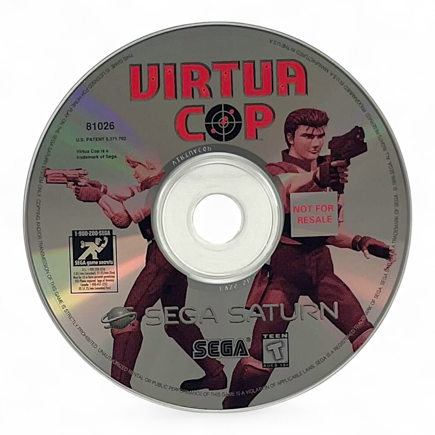 Sega Saturn - Virtua Cop (US Import) (nur CD) (gebraucht) USK18