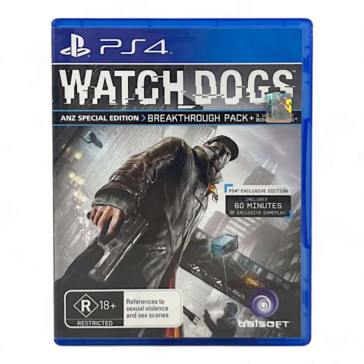 PS4 - Watch Dogs (AUS Version) (mit OVP) (sehr guter Zustand) (gebraucht) USK18