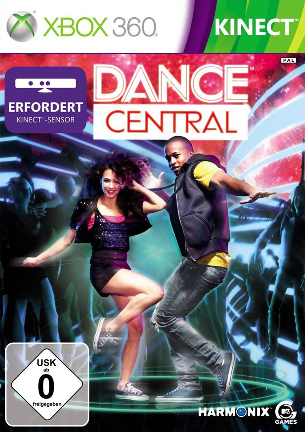 Xbox 360 - Dance Central (benötigt Kinect) (DE Version) (mit OVP) (OVP beschädigt) (gebraucht)