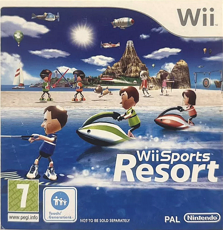 Wii - Wii Sports Resort (nur Software) (UK Version) (mit OVP / Pappschuber) (gebraucht)