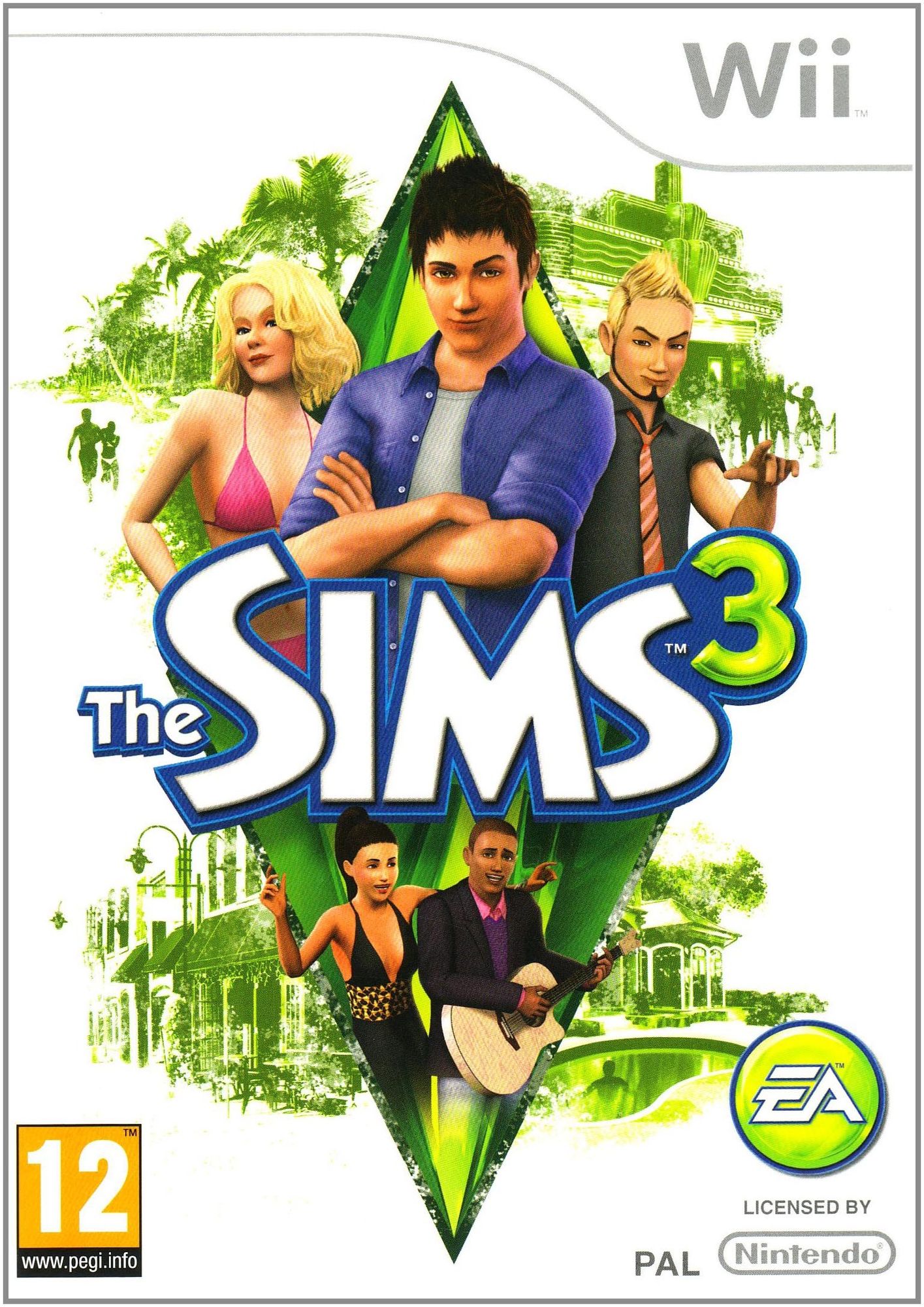 Wii - Die Sims 3 (AT Version) (mit OVP) (gebraucht)