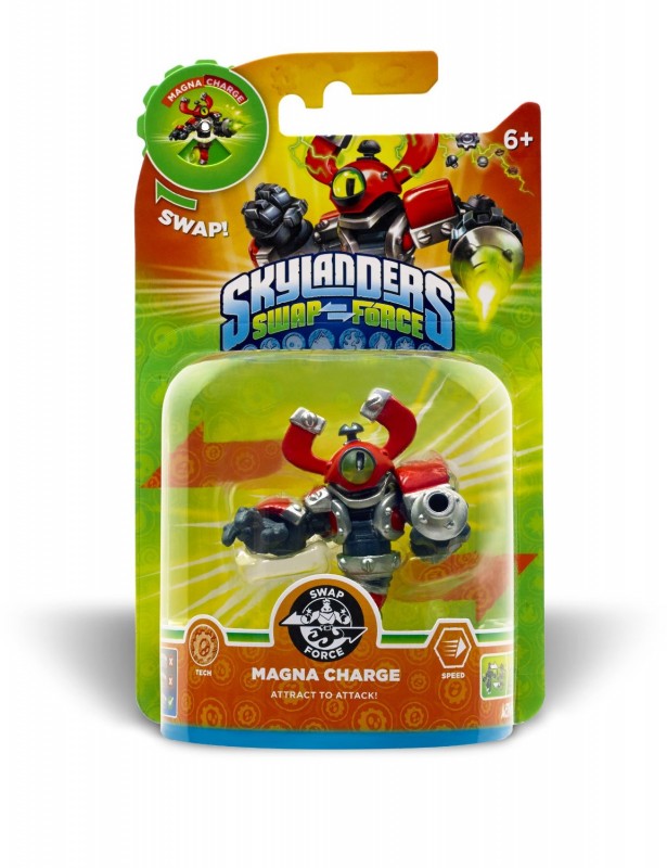 Skylanders - Swap Force Figur: Magna Charge (gebraucht) NEUWERTIG