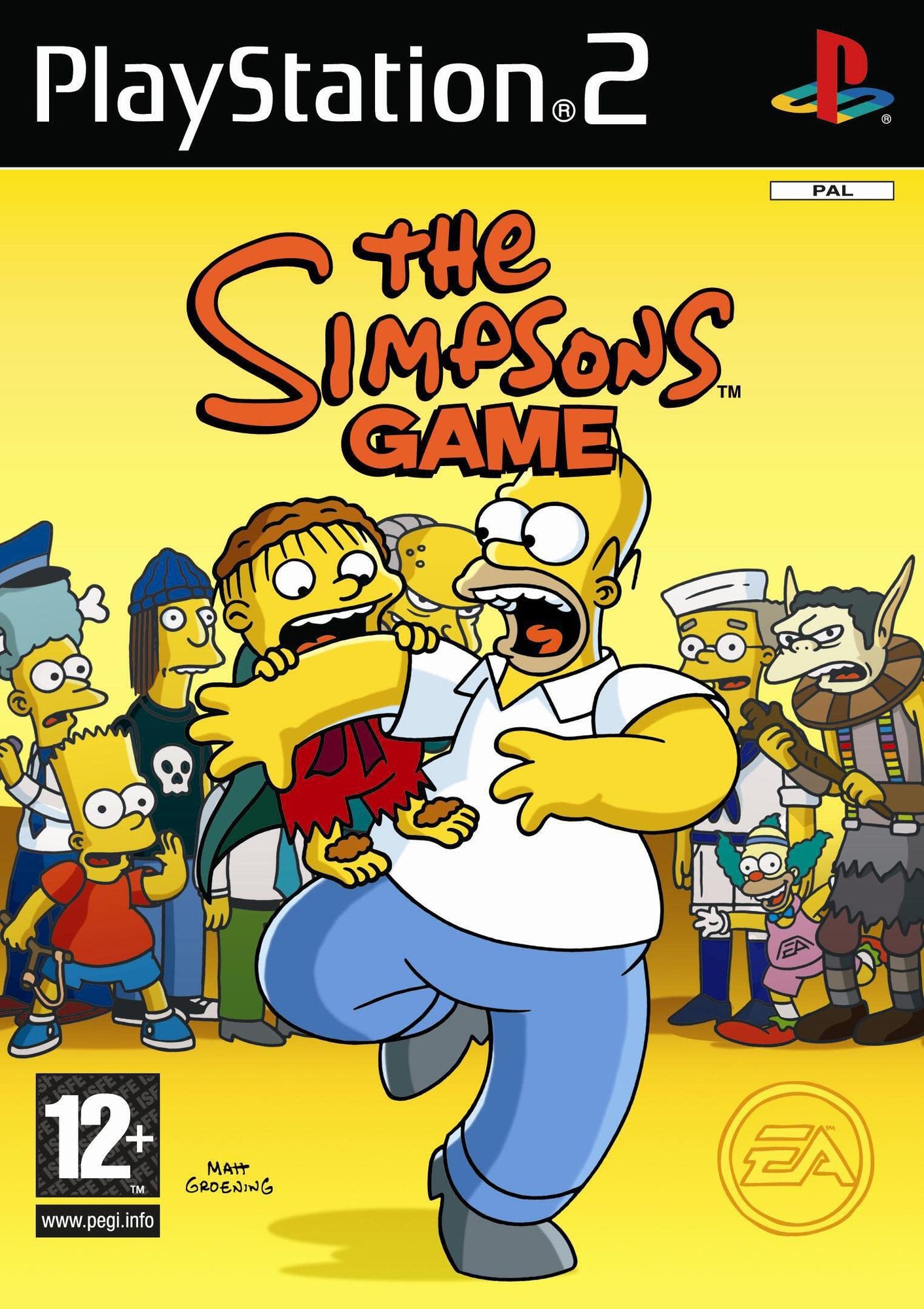 PS2 - Die Simpsons - Das Spiel / The Game (UK Version) (mit OVP) (gebraucht)