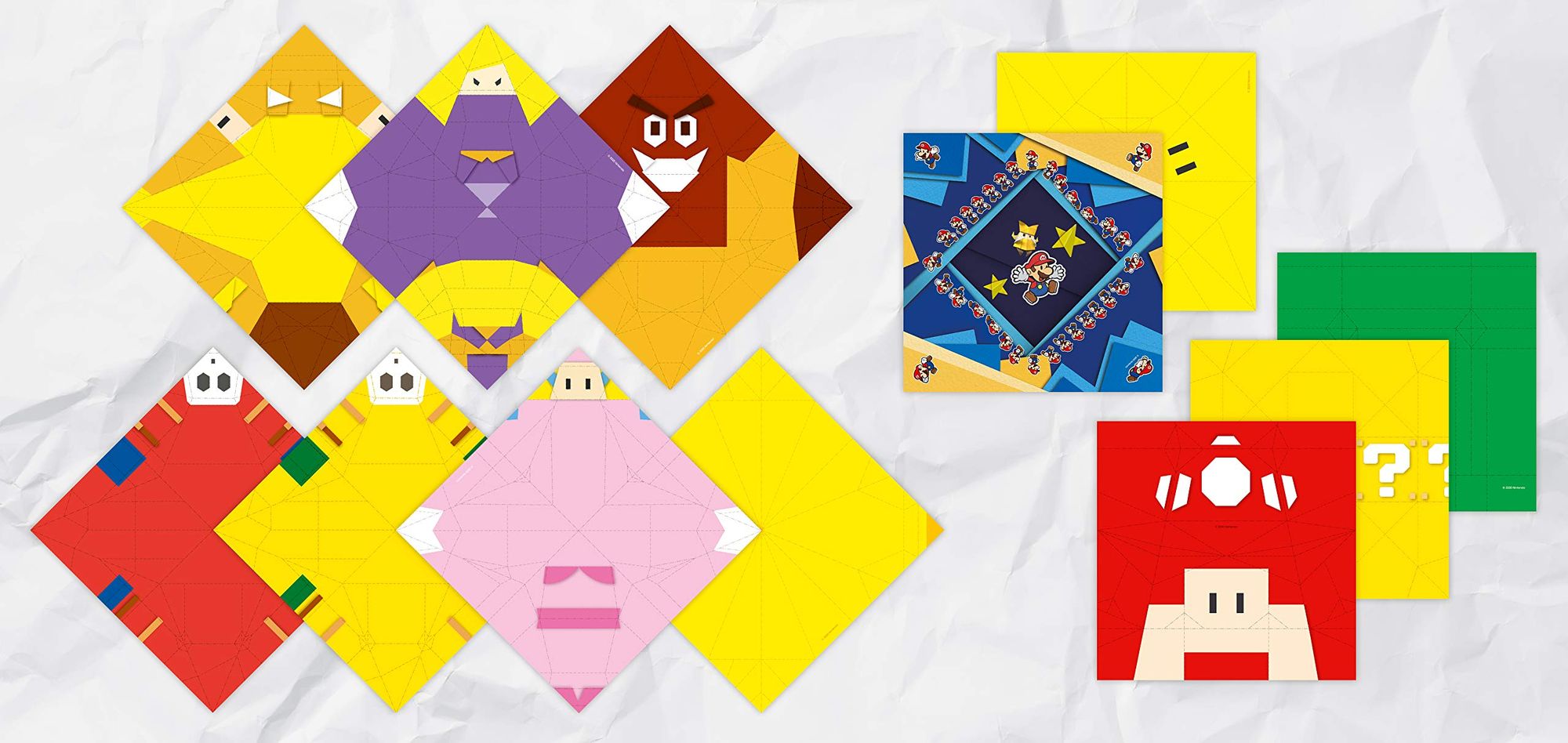 Nintendo Switch - Paper Mario - Set aus Origami Papier [Nintendo] (gebraucht) NEUWERTIG