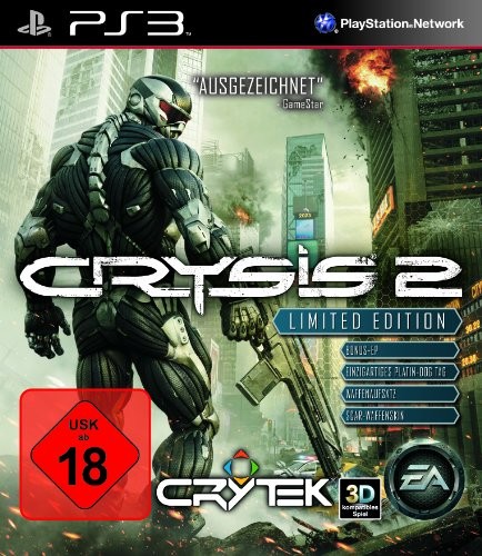 PS3 - Crysis 2 #Limited Edition (DE Version) (mit OVP / Steelbook) (sehr guter Zustand) (gebraucht) USK18